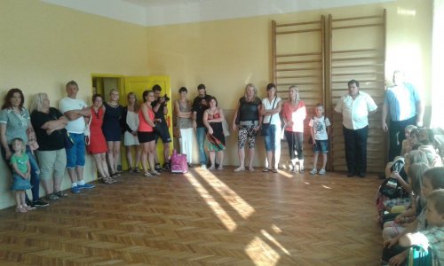 Prváčci ze ZŠ Podolí - 1.9.2015