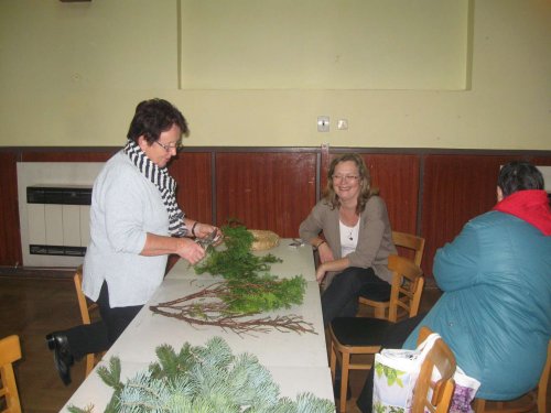 Výroba adventních věnečků - 22.11.2015