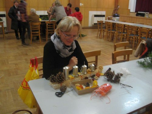Výroba adventních věnečků - 22.11.2015