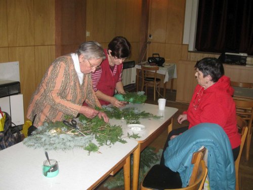 Výroba adventních věnečků - 22.11.2015