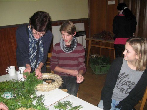 Výroba adventních věnečků - 22.11.2015