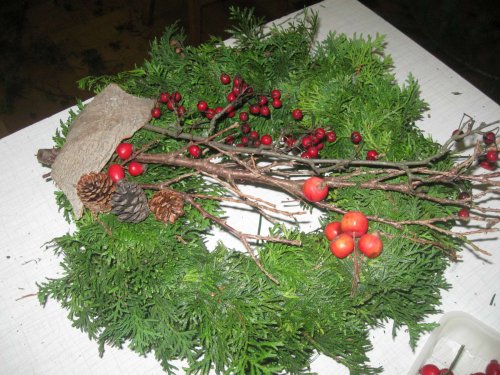 Výroba adventních věnečků - 22.11.2015