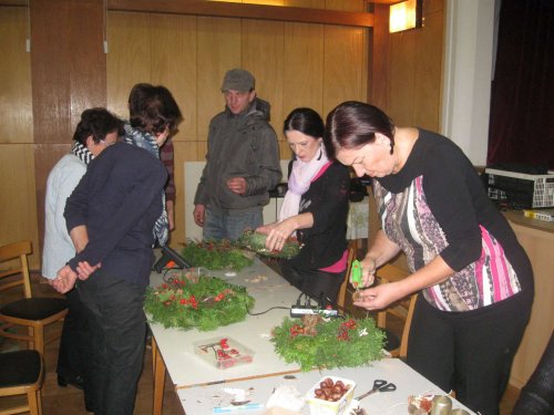 Výroba adventních věnečků - 22.11.2015