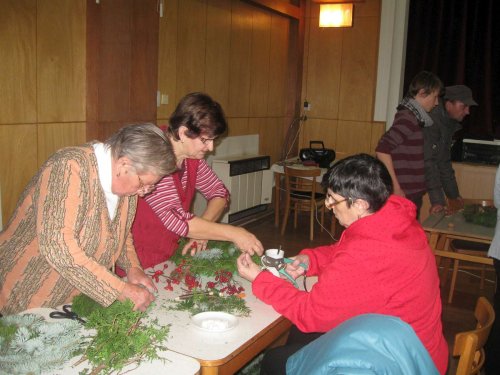 Výroba adventních věnečků - 22.11.2015
