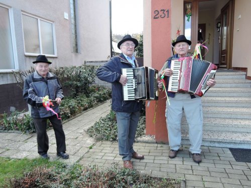 Velikonoční obchůzka Podolských Sekáčů - 28.3.2016