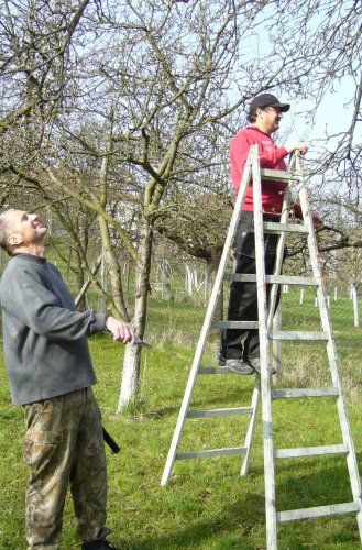 Brigáda zahrádkářů ve školní zahradě - 3.4.2016