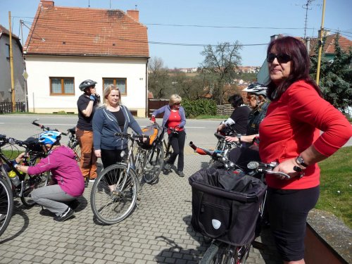Sokolský cyklovýlet na Haldu - 3.4.2016