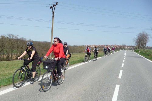 Sokolský cyklovýlet na Haldu - 3.4.2016