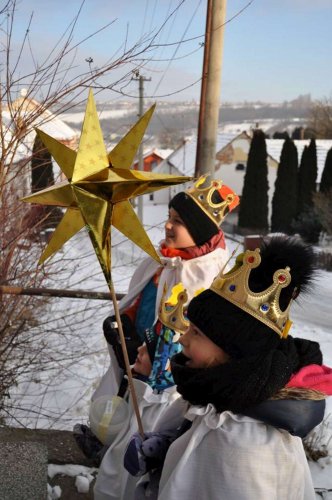 Tříkrálová sbírka v Podolí - 7.1.2017