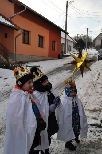 Tříkrálová sbírka v Podolí - 7.1.2017