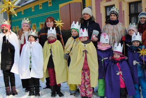 Tříkrálová sbírka v Podolí - 7.1.2017