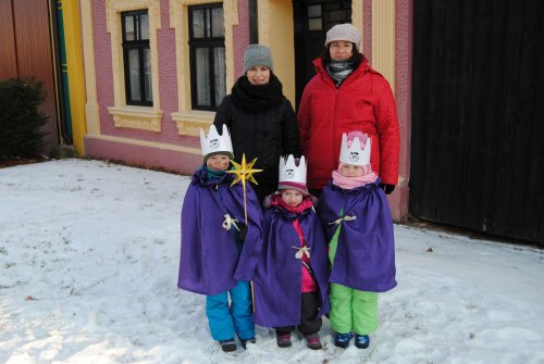 Tříkrálová sbírka v Podolí - 7.1.2017