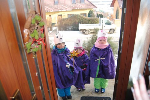 Tříkrálová sbírka v Podolí - 7.1.2017