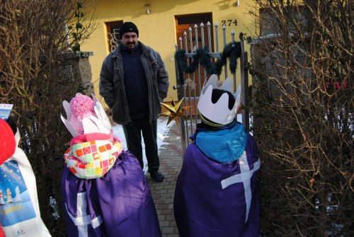Tříkrálová sbírka v Podolí - 7.1.2017