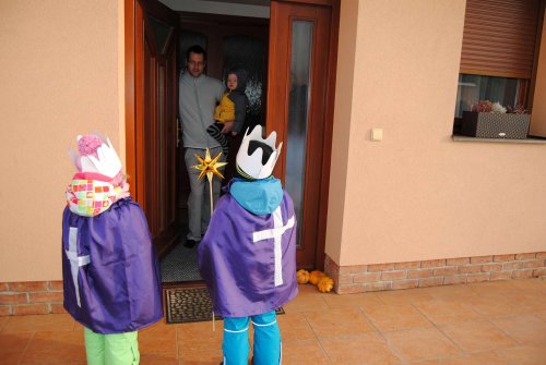 Tříkrálová sbírka v Podolí - 7.1.2017