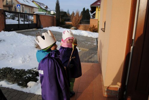 Tříkrálová sbírka v Podolí - 7.1.2017