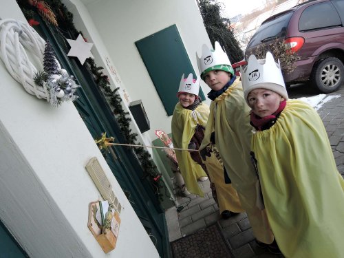 Tříkrálová sbírka v Podolí - 7.1.2017