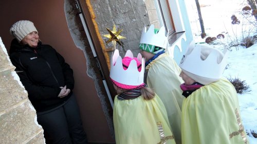 Tříkrálová sbírka v Podolí - 7.1.2017