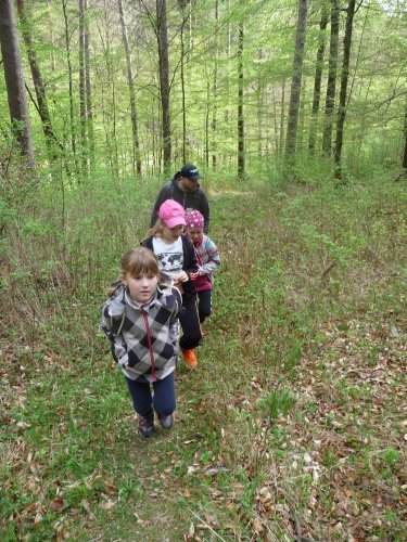 Vycházka na Buchlov s dětmi - 14.4.2017