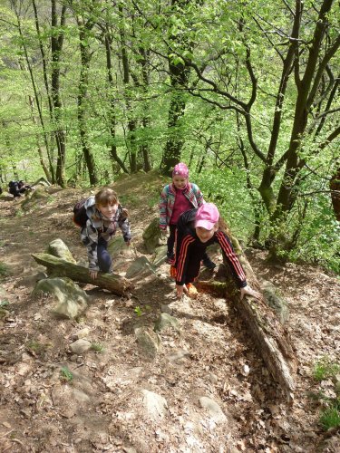 Vycházka na Buchlov s dětmi - 14.4.2017