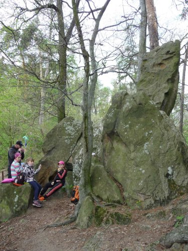 Vycházka na Buchlov s dětmi - 14.4.2017