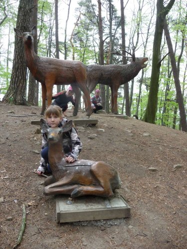 Vycházka na Buchlov s dětmi - 14.4.2017