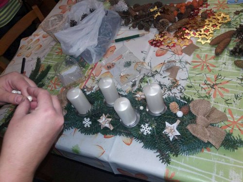 Výroba adventních věnců - 26.11.2017