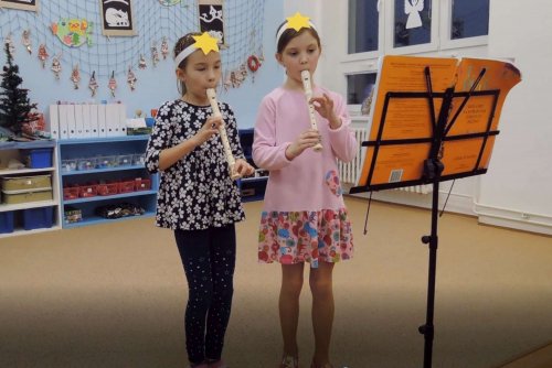 Vánoční besídka v MŠ a ZŠ Podolí - 20.12.2017