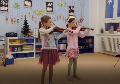 Vánoční besídka v MŠ a ZŠ Podolí - 20.12.2017