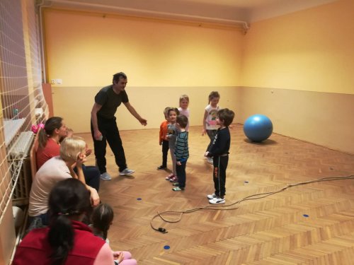 Cvičení nejmenších dětí - T. J. Sokol Podolí - 5.3.2018