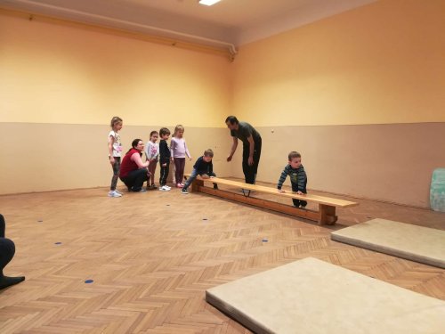 Cvičení nejmenších dětí - T. J. Sokol Podolí - 5.3.2018