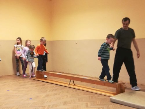Cvičení nejmenších dětí - T. J. Sokol Podolí - 5.3.2018