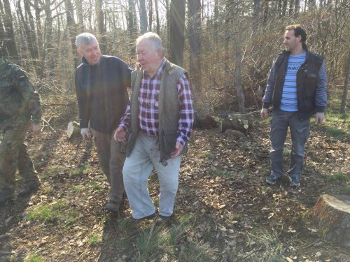 Výsadba dubů - 7.4.2018