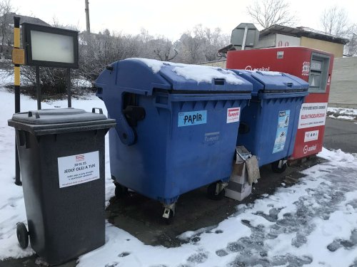 V PODOLÍ MÁME NOVĚ POPELNICI NA JEDLÉ OLEJE A TUKY - 6.2.2019