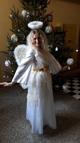 Návštěva Mikuláše s družinou v ZŠ Podolí - 5.12.2019