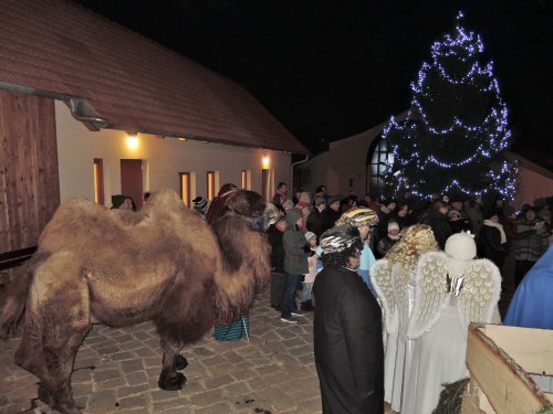 Živý Betlém a Česko zpívá koledy v Podolí - 11.12.2019