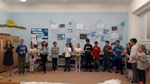 Vánoční besídka ZŠ a MŠ Podolí - 18.12.2019