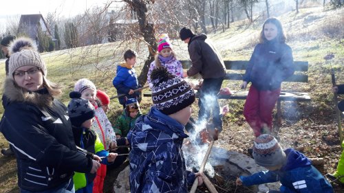 Novoroční procházka malých Sokolů do Lipin - 2.1.2020