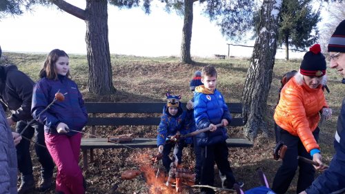 Novoroční procházka malých Sokolů do Lipin - 2.1.2020