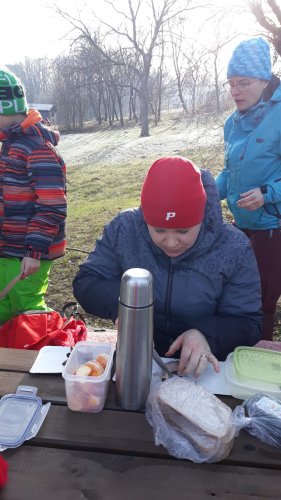 Novoroční procházka malých Sokolů do Lipin - 2.1.2020