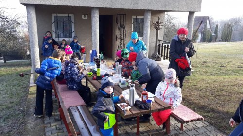 Novoroční procházka malých Sokolů do Lipin - 2.1.2020