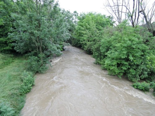 Zvýšená hladina Olšavy - 21.6.2020