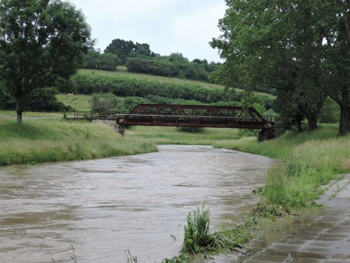 Zvýšená hladina Olšavy - 21.6.2020