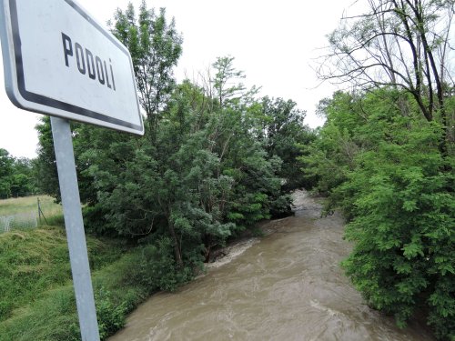 Zvýšená hladina Olšavy - 21.6.2020