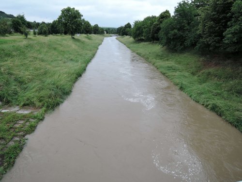 Zvýšená hladina Olšavy - 21.6.2020