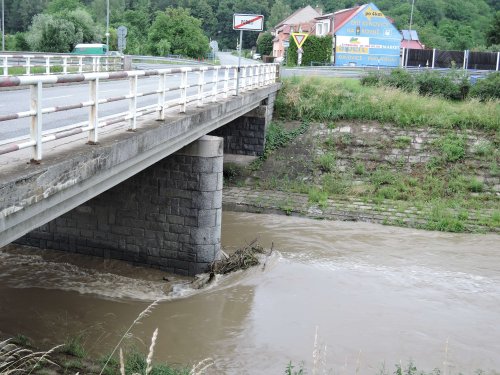 Zvýšená hladina Olšavy - 21.6.2020