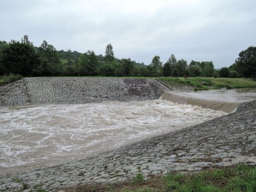 Zvýšená hladina Olšavy - 21.6.2020
