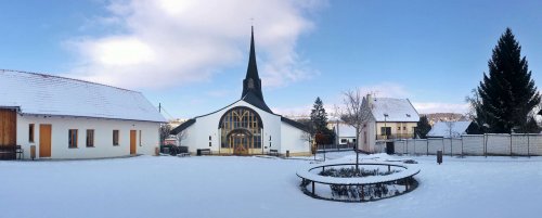 Kaple sv. Ducha pod sněhem - 16.1.2021