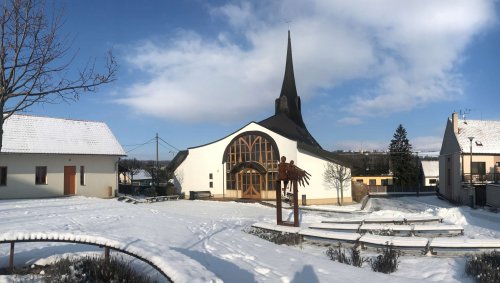 Kaple sv. Ducha pod sněhem - 16.1.2021