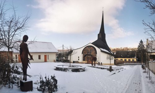 Kaple sv. Ducha pod sněhem - 16.1.2021